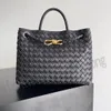 10A quality designers medium shopping tote bags womens intrecciato leather weave hobo luxury handle spring summer handbag totes intrecciato bags knitting