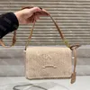 Raffias Stro Designer Tas Dames Crossbody Strawbags Luxe Mode Camera Handtas Gras Geweven Emmer Tas Raffia Hobo Schoudertassen