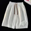 Men's Shorts Male Fashion Summer Casual Shortpants Y2k Ice Silk Cotton High Quality E91