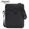 Tinyat Business -Umhängetasche für Männer arbeiten Leinwand Ehemann Crossbody Bags Schlinge wasserdichte Mann 79 iPad 240311