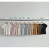 Time – T-shirt col rond Simple à rayures pour femmes, haut décontracté et polyvalent, paresseux et amincissant, nouvelle collection printemps 2024, 45507