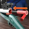 2024 S686 hagelgevär Soft Bullet Toy Gun Foam Bullet Shoeking Toy Blasting Gun Shell Eject Pneumatic Manual Loading Birthday Presentl2403