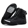 Sapatos de ciclismo botas de motocicleta homens à prova dwaterproof água moto corrida bicicleta velocidade equitação tribo alta qualidade resistente ao desgaste