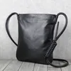 Borsa a tracolla originale da donna in vera pelle di lusso fatta a mano unisex casual Shouler borsa a tracolla in pelle di mucca borsa alla moda