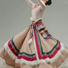 Zużycie scenicznego tańca Kostiumy egzaminu sztuki praktyka egzaminowa spódnica duża huśtawka Egzamin ćwiczeń odzieży