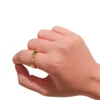 나사 카터 링 못 손톱 풀 골드 카드 반지 닫힌 커플 일반 반지 금 포장 된 실버 반지 매끄러운 얼굴 남성 여성 커플 링 패션