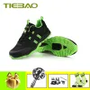 Schuhe Tiebao Freizeit-Fahrradschuhe für Herren Sapatilha Ciclismo Mtb Flache Turnschuhe Selbstsichernde atmungsaktive Pedale Fahrradreitschuhe