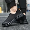 HBP Non-Brand Mens Slip On Blade Mesh Fashion Sneakers Athletic Tennis Cross Training Casual Walking Shoe Mens Running Shoes