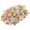 Decorative Flowers 50 Pcs Simulation Silk Flower Head Artificial Peonies Bulk Garland DIY Adornment