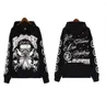 24s designer heren hellstar hoodies met capuchon designer grafische hoodie trainingspakken en hellstars broeken straatgraffiti folieprint vintage los huidvriendelijk