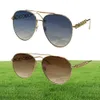 Mode moderne Schildstil nimmt meine Kette Pilot Sonnenbrille coole doppelte Farblinse Marke Design Sun Gläses de Sol Sonnenb8810612