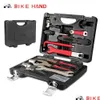 Tools Bikehand Bicycle 18 In 1 Toolbox Professional Maintenance Service Tool Kit Mtb Road Bike Mti-Function Repair Yc-728 221025 Drop Dhvof