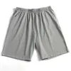 Heren Shorts Mannen Katoen Boxer Gestreepte Sport Onderbroek Lenthen Zachte Trunks Elasticiteit Midden Taille Pyjama Adem Bodems Dragen