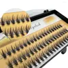 Valse Wimpers 1 Box/60 Bundels Natuurlijke Dikke Wimpers Oogmake-up Tool Imitatie Nertsen Individuele Wimper Nep 20D