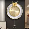 Zegar ścienny duży zegar 3D Nowoczesny estetyczny elegancki sztuka luksusowy dekoracyjny salon horloge murale dekoracja domu