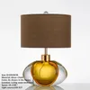 Table Lamps TEMOU Nordic Modern Glaze Lamp Fashionable Art Iiving Room Bedroom El LED Personality Originality Desk Light