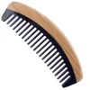 Narzędzia 2 szmowani halus halus szeroki ząb drewniany grzebień do kręconych włosów bawole sandałowe bawole rogu 15x5 18,5x5 cm