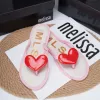 Sandals 2023 Nelissa Summer Women's Love Shape Beach Shoes Adult Girls Jelly Sandals Ladies Flipflops Fragrant Sandals Slippers Female