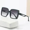 Sunglasses 2024 Fashion Large Frame For Women European And American UV Resistant Glasses