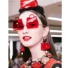 Square Trend Torebka Kształt okulary przeciwsłoneczne Kobiety Nieregularna metalowa rama Nowoczesna moda okulary słoneczne Gafas UV4008955489
