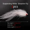 Icerio 10pcs Saltwater Streamer Fly Set Box 3 Style Fish Bass Pike Muskie Fiske Lure med vattentät 240313