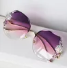 Güneş Gözlüğü Düzensiz Moda Kıyafetsiz Lüks Kadın Marka Tasarımcısı Bling Rhinestone Güneş Gözlükleri Vintage Shades Gafas de Sol2191557