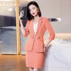 Women's Two Piece Pants High-End Professional Small Suit Fashion Elegant Business Jewelry Store El Front Desk Waiter Workwear