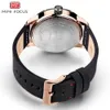 Herrenuhr, japanisches Uhrwerk, Kalender, wasserdicht, Lederarmband, Bestseller 0014G