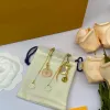 Klasyczny luksusowy łańcuch Tassel Charm Ear Stud Kolczyki marka projektant moda złota srebrna plastowana stal nierdzewna Ucha upusz