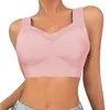 BRAS SUMMER ICE SILK Sömlös sportbh Kvinnor samlar antisagande bröststöd Sexig stropplös nylon tyg rygglös stil