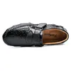 Leather Real HBP Dress Non-Brand Shoes Size 38-47 Crocodile Pattern Durable Moccasin Driving Loafers for Men