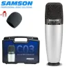 Mikrofonlar% 100 Orijinal Samson C03 Çoklu Kondenser Mikrofon Vokalleri Kaydetmek İçin Akustik Enstrümanlar
