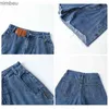 Kvinnors jeans chic ven kvinnor denim shorts retro oregelbundet klippt blå hög midja korta jeans för kvinnor streetwear pants damer sommar 2022c24318