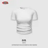 Kvinnors slitage | 2024 Spring/Summer 220G Small Form Design Sense Sido Fold Midja Kort ärm Instagram Trendy Brand T-shirt