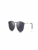 Highend AccessoriesAttractive New Type Sun Glass Women Round Gold Fram Solglasögon4474562