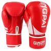 Équipement de protection 3 couleurs marque qualité adulte mâle femme PU cuir mitaines gants de boxe Muay Thai MMA formation Guantes De Boxeo gants de boxe yq240318