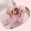 Cosmetic Bags Soft Plush Bag Fashion 4 Colors Large Capacity Cute Design Makeup Dust-proof Winter Toiletries Outdoor