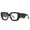Okulary przeciwsłoneczne moda kwadratowe szklanki rama rama przezroczystą soczewki okulary mężczyźni optyczne przeciw niebieskie światło okulary Uv400 dla okularów