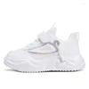 Casual Shoes Kids Sneakers Sports Running For Boys Girls Barn Fashion White Breattable Mesh Walking Outdoor Flat