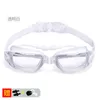 Goggles Hd Waterproof And Anti-Fog Mens Womens Large-Frame Electroplated Swimming Drop Delivery Sports Outdoors Equipment Dhq2W