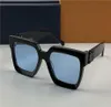 hommes lunettes de soleil lunettes de soleil design millionnaire 1165 carré noir cadre bleu lentille nouvelle couleur top qualité été extérieur uv400 lentille s9069426