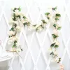 2.2m Artificial Flower Vine Cloth Rose Ivy Flower Artificial Vines Hanging Garland Decorations Wedding Party Garden Decor LL