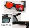 topkwaliteit Vintage TR-brillenzonnebril voor dames heren UV400 lichtgewicht rubberverf Frame Outdoor Brillen gepolariseerde gafas 55 mm 5812115