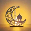 Nouvelle décoration musulmane du Ramadan Kareem 2024 bougies LED lumières Eid Mubarak pour la maison Eid Al-Fitr Aid Moubarak décor fournitures de fête cadeaux en gros