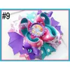 Kinderstofaccessoires Cartoon Bubble Peacock Fish Bow Hair Clip Kerstmis