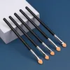 Heet 1/5/10pc oogschaduwborstel make -up dubbele zijdige spons nylon set oogschaduwborstels voor cosmetische applicator make -up