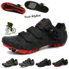 Boots Men Cycling Sneaker Shoes Mtb Spd Mountain Bike Shoes Selflocking Cilats Dirt Bicycle Shoes Femmes Speed Racing Sneakers plats