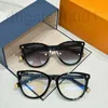 Sunglasses Designer New 2024 Same Style Plain Eyeglass Frame Flat Mirror Women's Optical Lens Frame Z1657E