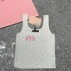 Mui Mui Tank Top Mui Free Size Designer T-shirt T-shirt Tops Projektant Summer Men's Women Vester