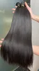 Najlepiej sprzedający się klasa 12A podwójnie narysowana gruba kucyk malezyjskie przedłużenia włosów 100% ludzkie włosy wątek peruwiańskie indyjskie włosy brazylijskie jedwabiste proste 3 wiązki